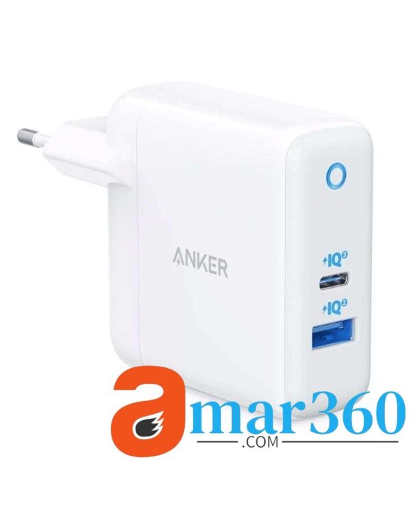 Anker Powerport PD+2 35W Dual Port Wall Charger A2636G21- White Color