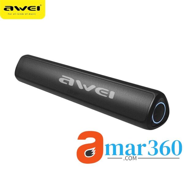 Awei Y333 Bluetooth Speaker 10W – Black Color