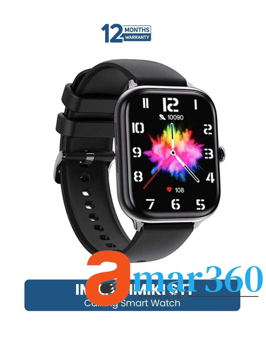 Xiaomi IMILAB IMIKI ST1 AMOLED Calling Smart Watch- Black Color