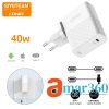 LDNIO 40W Type-C PD Fast Charging Foldable Power Adapter (A1405C) – White Color