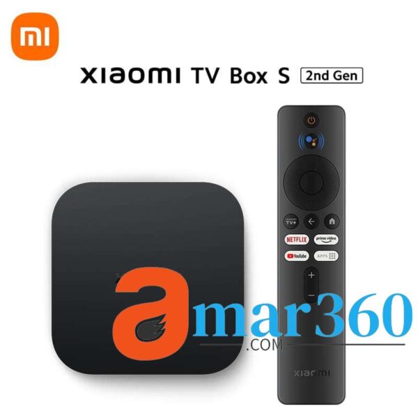 Xiaomi TV Box S (2nd Gen)- Google TV Box (4K Ultra HD, 2G, 8G )