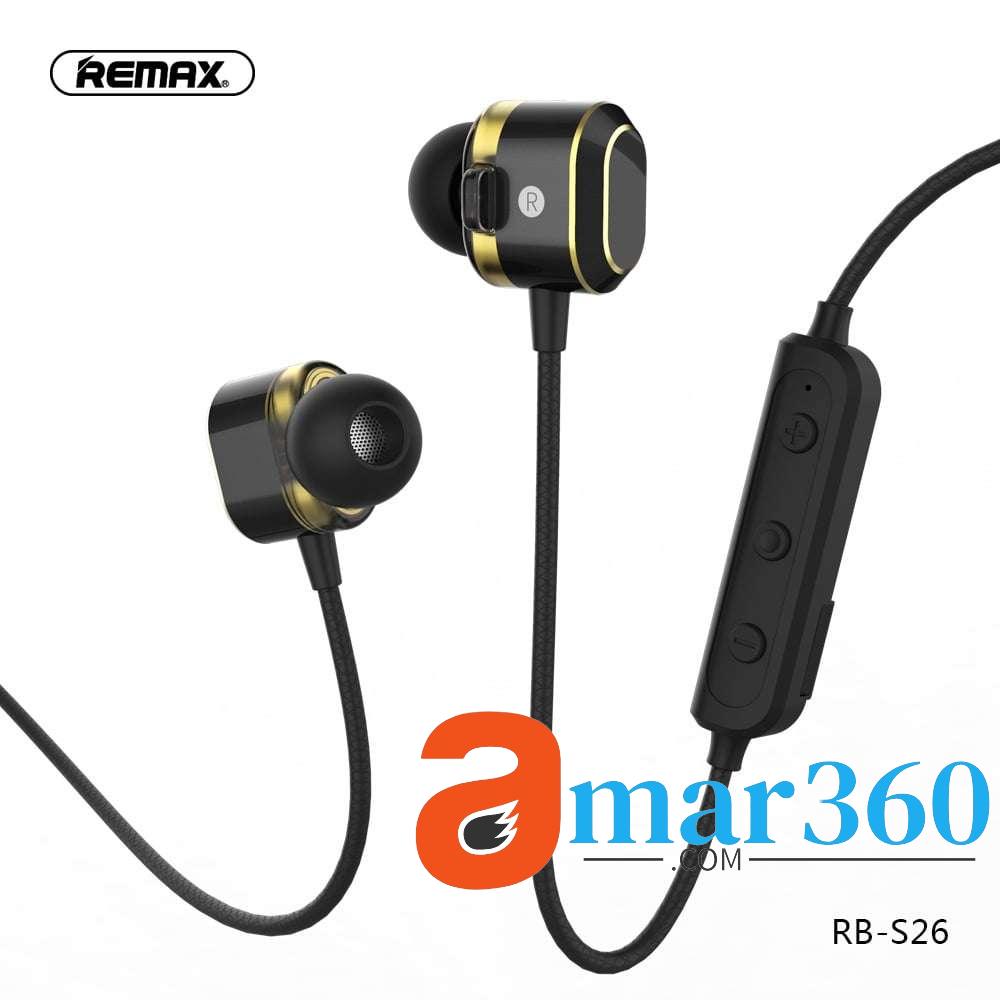 Remax RB-S26 Double Coil Bluetooth Earphones Price in Bangladesh