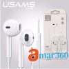 USAMS In-Ear Earphone (EP22)- White Color