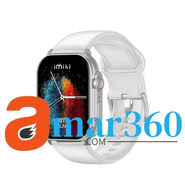 Imiki SF1 Smart Watch (Bluetooth Calling) – Silver Color