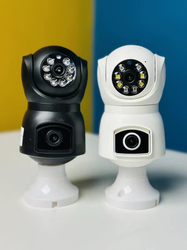 V380 E9 Dual Lens Bulb PTZ IP Camera
