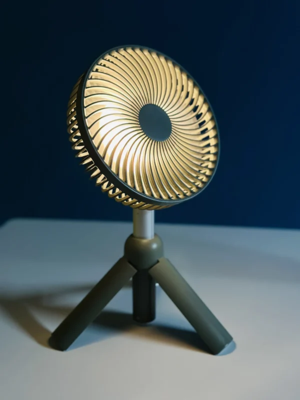 AZEADA PD-F27 Rechargeable Fan with Tripod Stand - Image 3
