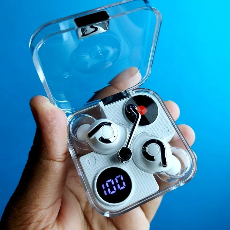 P61 Pro Transparent TWS Earbuds - Image 3