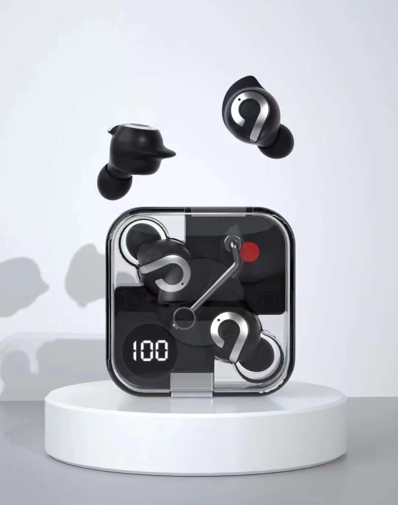 P61 Pro Transparent TWS Earbuds - Image 2