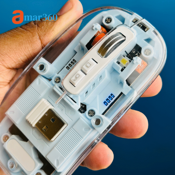 GearUP WM30 Transparent Magnetic Wireless Mouse Price in Bangladesh - Image 3