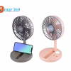 JYSUPER JY-2215 Folding Rechargeable Fan With LED Light – Random Color