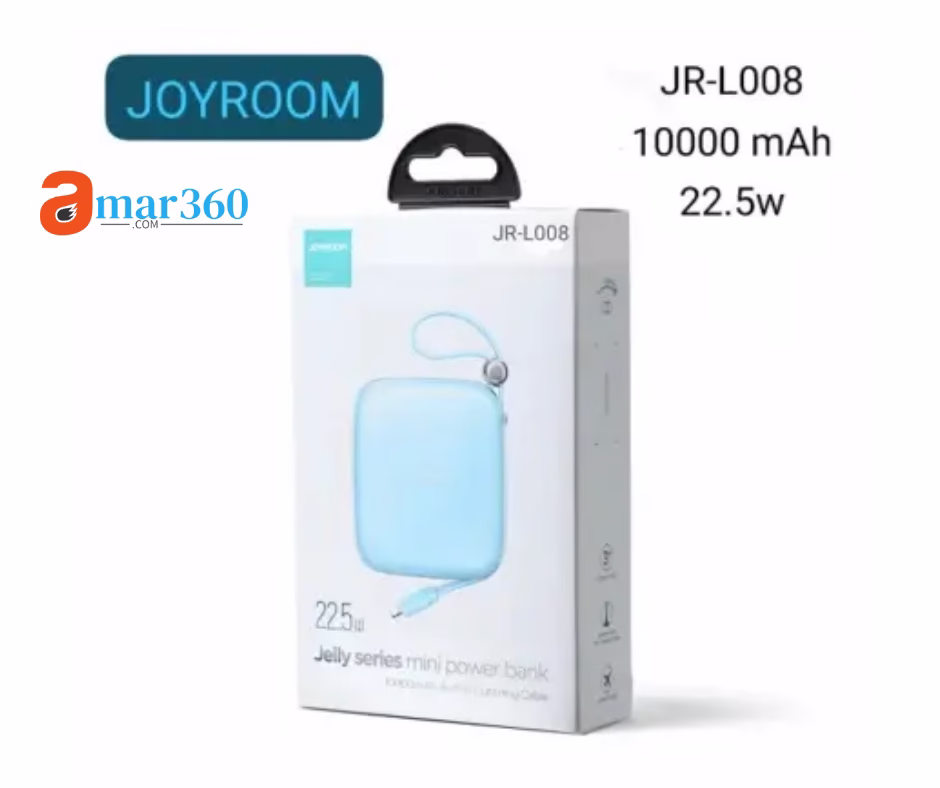 Joyroom JR-L008 22.5W 10000mah Cutie Series Power Bank With Kickstand