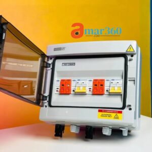 GearUP 12-Way DC PV Combiner Box with MCB, Fuse & SPD (IP65 Waterproof)