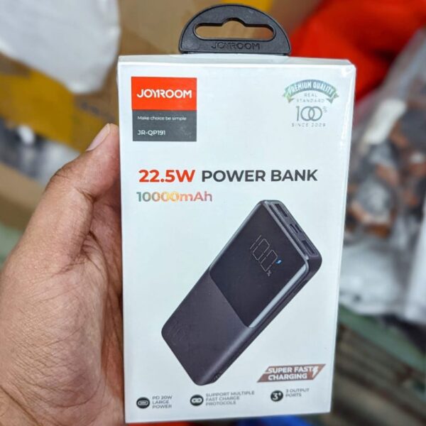 JOYROOM JR-QP191 10000mAh Power Bank 22.5W Price In Bangladesh