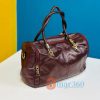 Original Leather Vanity Bag Bangladesh | Premium Orange Pebbled Leather Purse