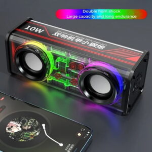 Mecha 10W Transparent Dual Bluetooth Speaker Price in Bangladesh