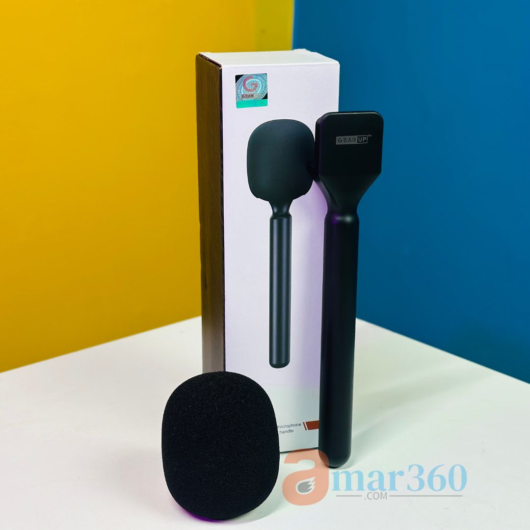 GearUP Wireless Microphone Holder for Interview (Microphone not included) in Bangladesh - Image 3