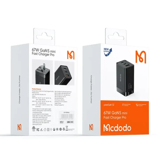 Mcdodo CH-153 67W PD GaN5 Mini Fast Charging Pro Set
