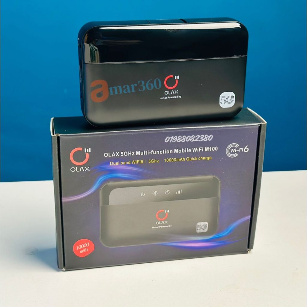 OLAX M100 WiFi 6 10000mah 5G Pocket Router