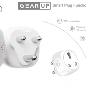 GearUP SP16 (With Energy Monitoring) Tuya Wifi Smart Plug 250V, 16A for Air Conditioner Price in Bangladesh