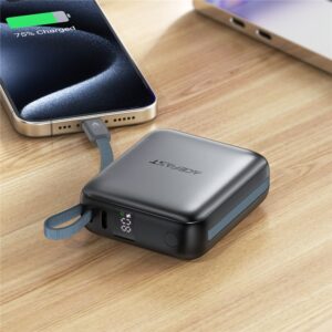 ACEFAST M23 22.5W 10000mAh Power Bank With Built-In Cables
