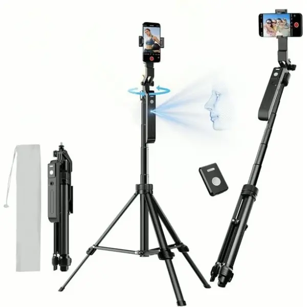 C19 AI Face Tracking Selfie Stick Tripod