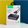 Hoco C152A Modern PD 70W 6-Port Desktop Charger Price in Bangladesh