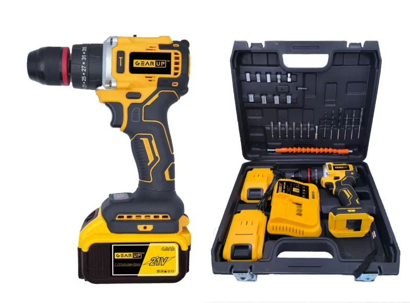 GearUP Cordless Powerful Hand Drill with Brushless Motor in Bangladesh