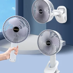 Multi-function USB Rechargeable Fan Wall Mounted