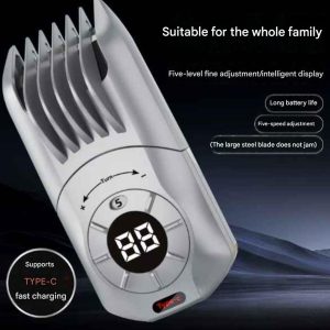 Hengwei Professional Rechargeable Hair Clipper – Baby & Family Safe