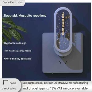 2-in-1 Ultrasonic Mosquito Repellent & Smart LED Night Light